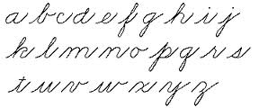 It'll give you an excellent opportunity to practice your cursive!