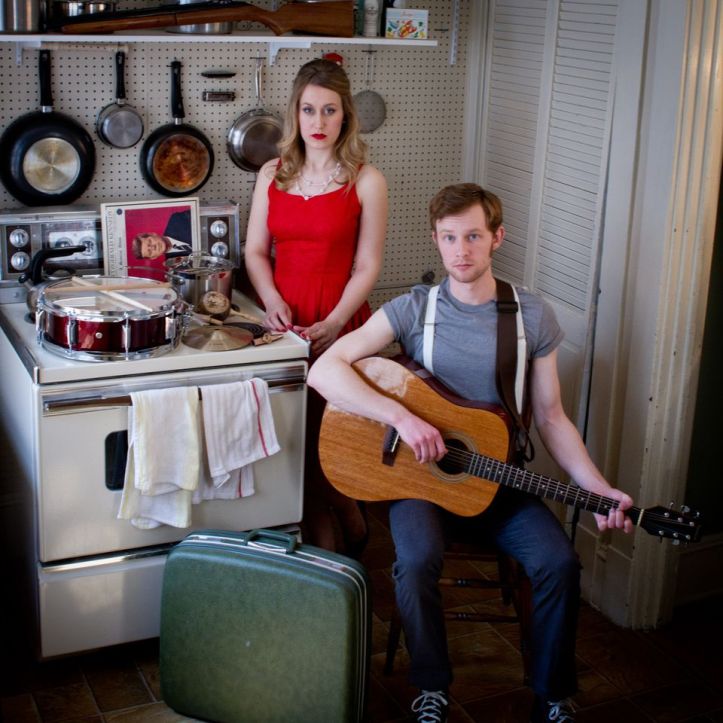 Lauren Holfeuer and Nathan Howe in MATCHSTICK. Pic by Emily Kohlert.