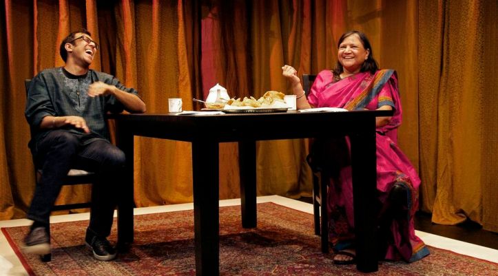 Ravi and Asha in A BRIMFUL OF ASHA