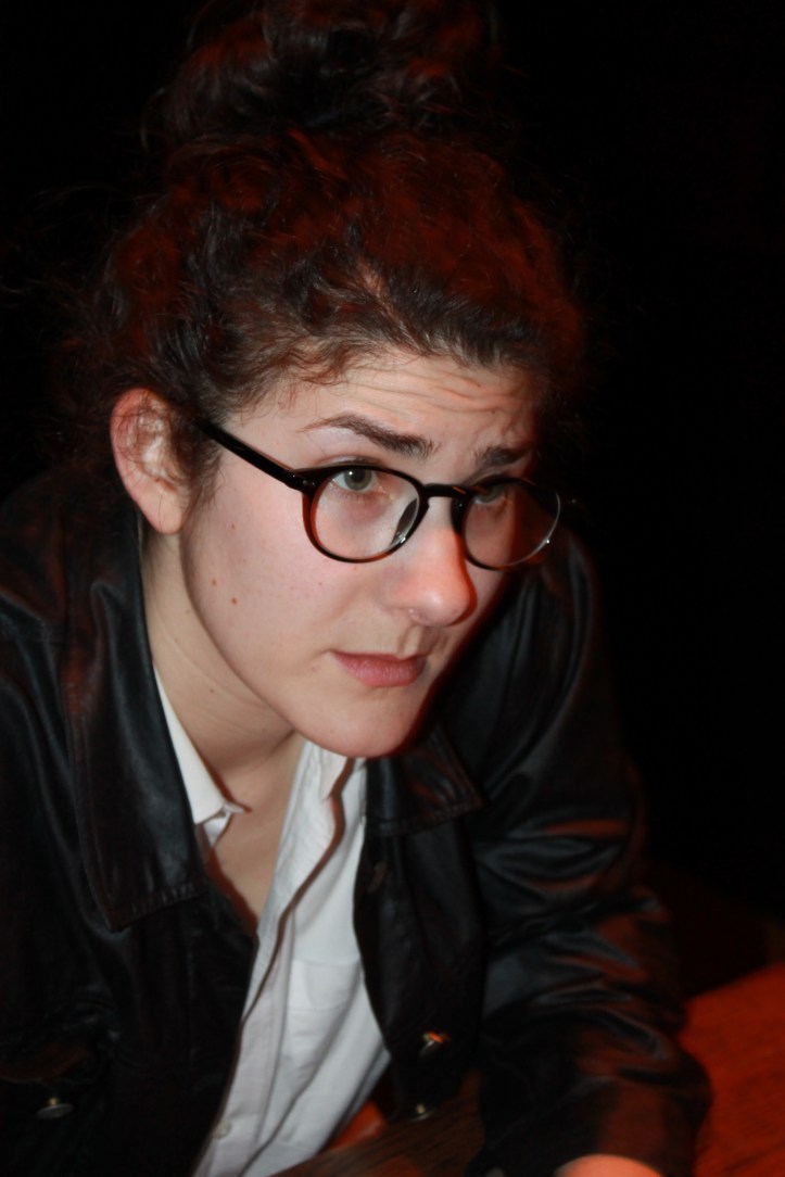 Sascha Cole as Megan in CORPUS.  Photo by Kathryn Reeves.