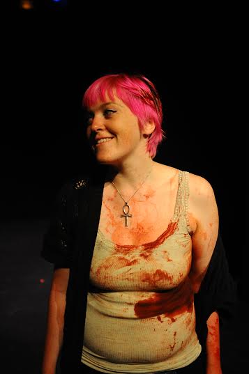 Caitlin Corbett in IMMOLATION (pic by Andrew Alexander)