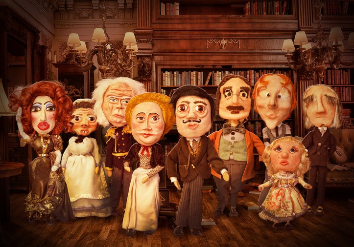 The cast (besides Tara Travis) of WHO KILLED GERTRUDE CRUMP? (pic by Jim Travis)