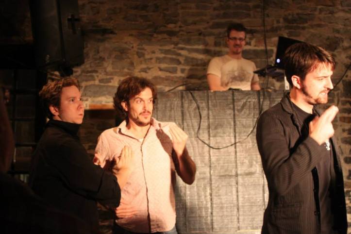 the Lads of GRIMprov (pic by Brigitte Aube-Harrison)