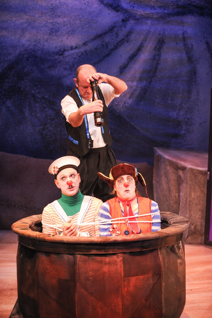 L-R - Scott Florence (Pomme), Pierre Brault (Prospero), Margo MacDonald ('Restes)