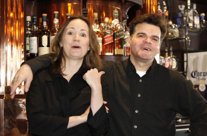 Michelle LeBlanc and Richard Gelinas in TWO (pic by Lois Siegel)