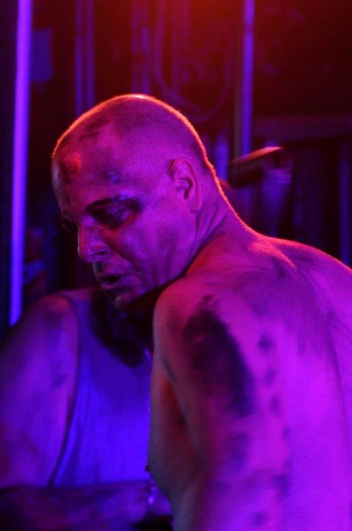 Donnie Laflamme as Yank in Chamber Theatre's Production of THE HAIRY APE by Eugene O'Neill, 2015.